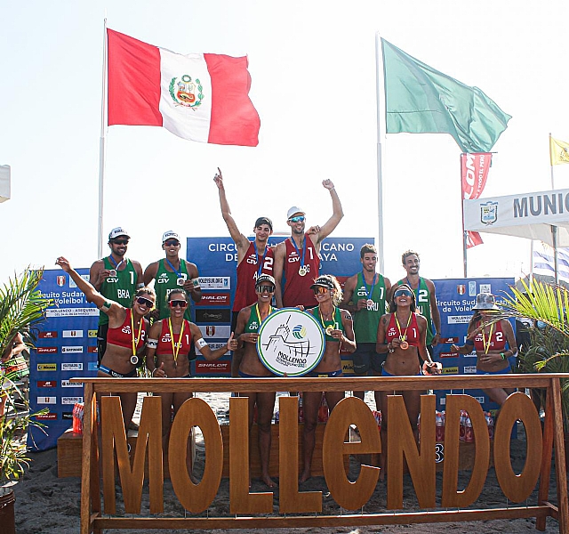 Beach Volley: Los hermanos Capogrosso campeones de la 5ª Etapa en Mollendo; plata para Gallay/Pereyra