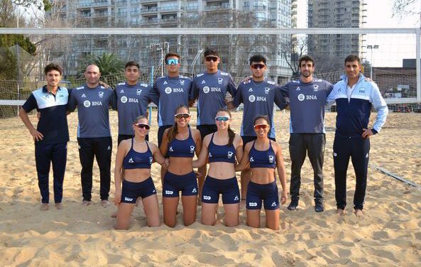 Beach Volley: Concentración de los seleccionados de base en el CeNARD