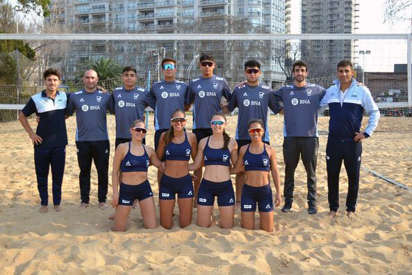 Beach Volley: Concentración de los seleccionados de base en el CeNARD